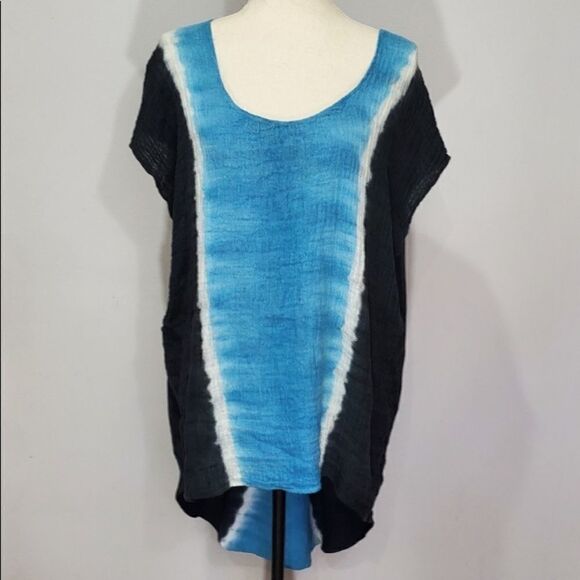 NWOT! 🌸HP🌸Stark X + Anthropology Tie Dye Tunic Top! - Picture 2 of 7